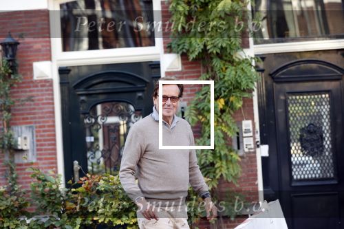 Den Haag 7 november 2020
Fran Jansen bij zijn huis .