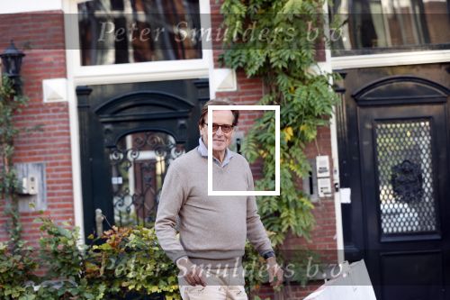 Den Haag 7 november 2020
Fran Jansen bij zijn huis .