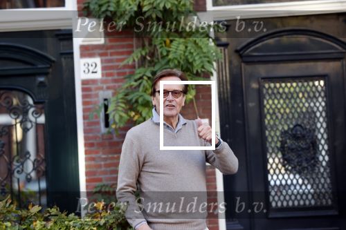 Den Haag 7 november 2020
Fran Jansen bij zijn huis .