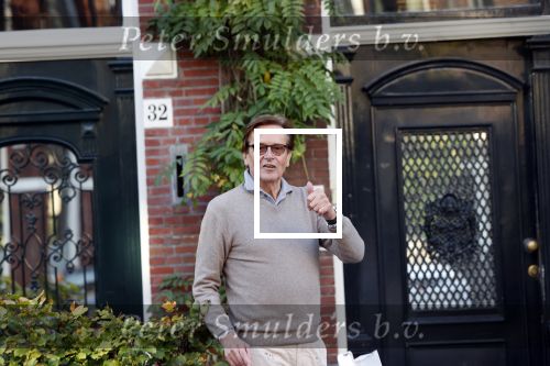 Den Haag 7 november 2020
Fran Jansen bij zijn huis .