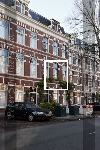 Den Haag 7 november 2020
Fran Jansen bij zijn huis .