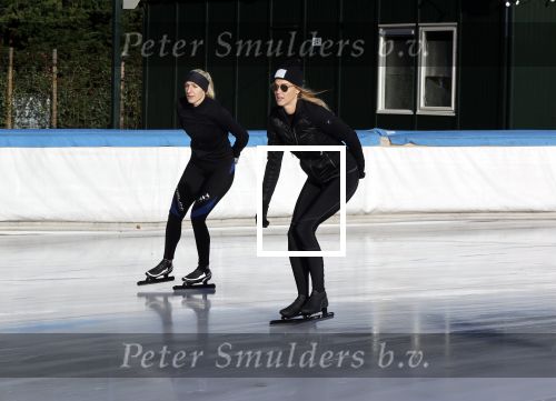 Amsterdam 4 november 2020
Jan Smit met zijn vrouw Liza schaatsend op de Jaap Edenbaan.