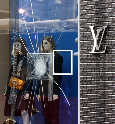 Amsterdam 21 oktober 2020
Inbraakpoging bij Louis Vuitton op PC hooftstraat