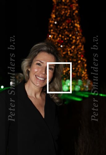 Noordwijk 5 november 2020
Harry Mens steekt de lichten van de kerstboom bij Hotel Huis ter Duin aan dit jaar. Marie Claire Noorlander