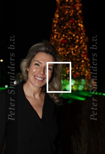 Noordwijk 5 november 2020
Harry Mens steekt de lichten van de kerstboom bij Hotel Huis ter Duin aan dit jaar. Marie Claire Noorlander