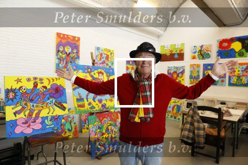 Amsterdam 5 oktober 2020
Peter Faber in zijn atelier.