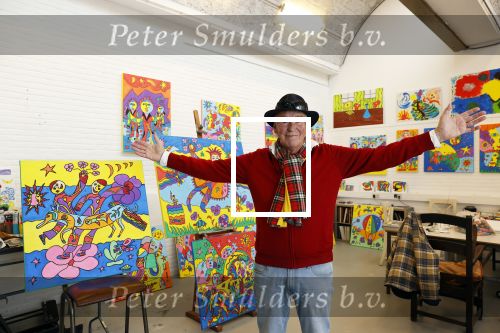 Amsterdam 5 oktober 2020
Peter Faber in zijn atelier.