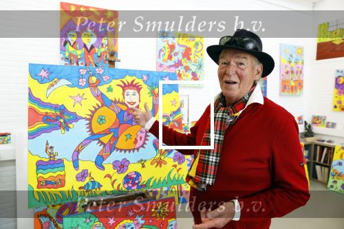 Amsterdam 5 oktober 2020
Peter Faber in zijn atelier.
