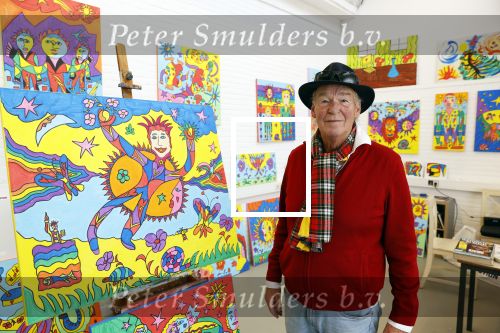 Amsterdam 5 oktober 2020
Peter Faber in zijn atelier.