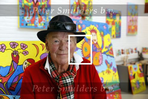 Amsterdam 5 oktober 2020
Peter Faber in zijn atelier.