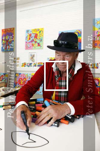 Amsterdam 5 oktober 2020
Peter Faber in zijn atelier.