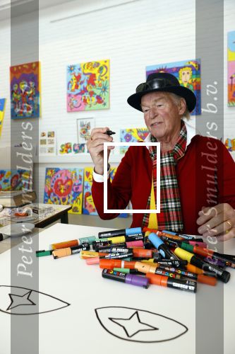 Amsterdam 5 oktober 2020
Peter Faber in zijn atelier.