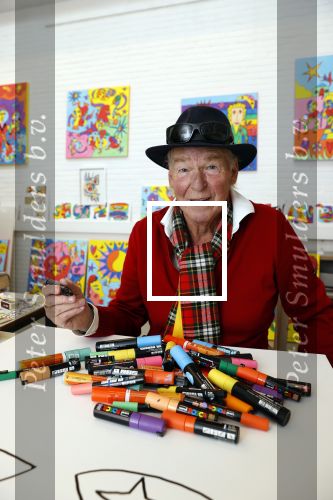 Amsterdam 5 oktober 2020
Peter Faber in zijn atelier.