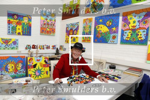 Amsterdam 5 oktober 2020
Peter Faber in zijn atelier.