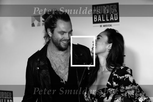Gouda 12 oktober 2020
Premiere Murder Ballad in schouwburg Gouda.
Romy Monteiro met vriend Jasper Suyk