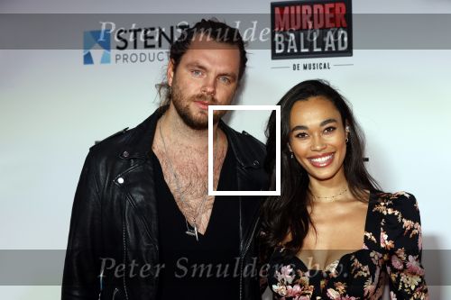 Gouda 12 oktober 2020
Premiere Murder Ballad in schouwburg Gouda.
Romy Monteiro met vriend Jasper Suyk