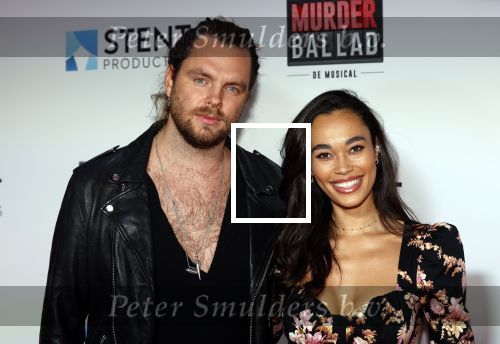 Gouda 12 oktober 2020
Premiere Murder Ballad in schouwburg Gouda.
Romy Monteiro met vriend Jasper Suyk