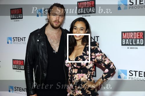 Gouda 12 oktober 2020
Premiere Murder Ballad in schouwburg Gouda.
Romy Monteiro met vriend Jasper Suyk