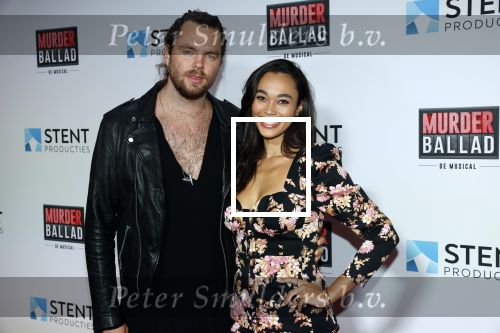 Gouda 12 oktober 2020
Premiere Murder Ballad in schouwburg Gouda.
Romy Monteiro met vriend Jasper Suyk