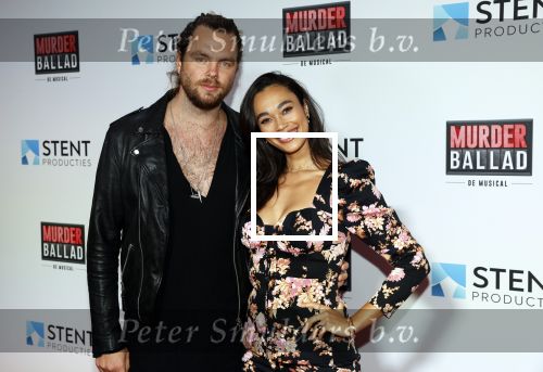Gouda 12 oktober 2020
Premiere Murder Ballad in schouwburg Gouda.
Romy Monteiro met vriend Jasper Suyk