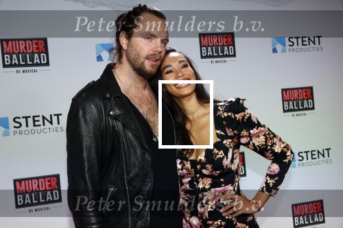Gouda 12 oktober 2020
Premiere Murder Ballad in schouwburg Gouda.
Romy Monteiro met vriend Jasper Suyk