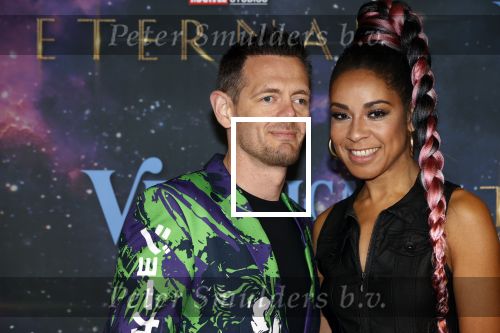 Amsterdam 2 november 2021
Premiere Eternal van Marvel in Pathe Noord.
Amara Onwuka met partner