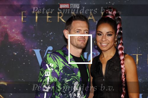 Amsterdam 2 november 2021
Premiere Eternal van Marvel in Pathe Noord.
Amara Onwuka met partner