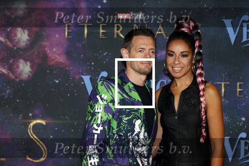 Amsterdam 2 november 2021
Premiere Eternal van Marvel in Pathe Noord.
Amara Onwuka met partner
