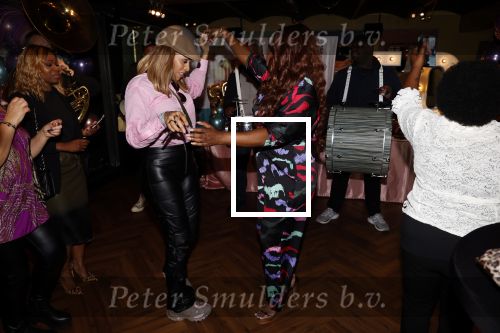 Amsterdam 24 oktober 2021
Berget lewis viert haar 50e verjaardag bin Pasta e Basta. Glennis Grace