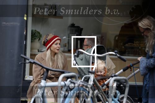 Amsterdam 26 oktober 2021
Chantal janzen met een kennis bij koffiehuisje in Amsterdam zuid