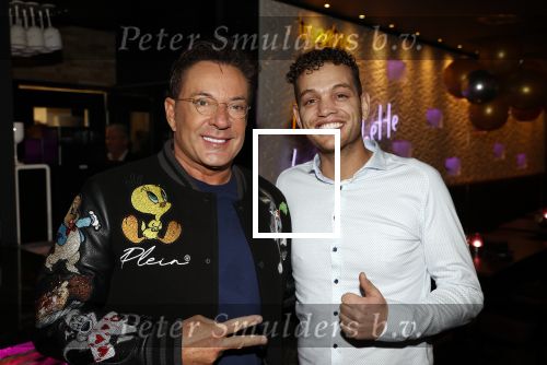 Amsterdam 15 november 2021
Boekpresentatie van Dries Roelvink bij restaurant La Brochette. Gerard Joling met Dutch Performante Chahid Charrak
