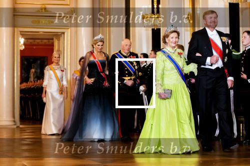 OSLO november 2021
Staatsbezoek Koning Willem Alexander en koningin Maxima aan Noorwegen. kroonprinses Mette-Marit , koningin Sonja, koning Harald en porinses Martha Louise zijn aanwezig