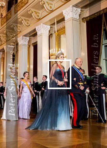 OSLO november 2021
Staatsbezoek Koning Willem Alexander en koningin Maxima aan Noorwegen. kroonprinses Mette-Marit , koningin Sonja, koning Harald en porinses Martha Louise zijn aanwezig