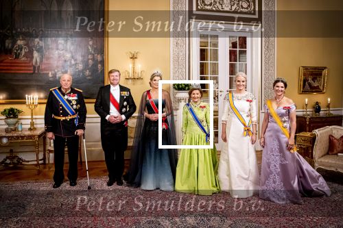 OSLO november 2021
Staatsbezoek Koning Willem Alexander en koningin Maxima aan Noorwegen. kroonprinses Mette-Marit , koningin Sonja, koning Harald en porinses Martha Louise zijn aanwezig