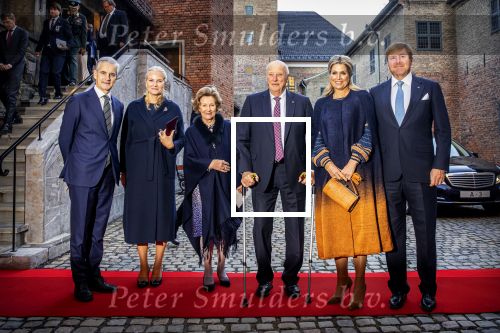 OSLO november 2021
Staatsbezoek Koning Willem Alexander en koningin Maxima aan Noorwegen. kroonprinses Mette-Marit , koningin Sonja, koning Harald en porinses Martha Louise zijn aanwezig
