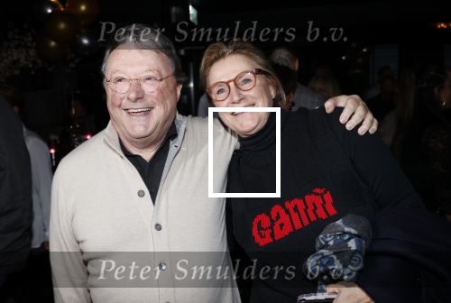 Amsterdam 15 november 2021
Boekpresentatie van Dries Roelvink bij restaurant La Brochette. Oger Lusink met zijn vrouw