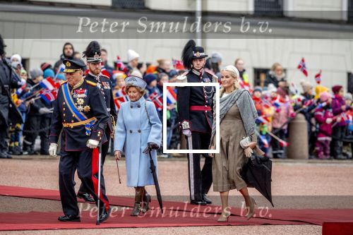 OSLO november 2021
Staatsbezoek Koning Willem Alexander en koningin Maxima aan Noorwegen. kroonprinses Mette-Marit , koningin Sonja, koning Harald en porinses Martha Louise zijn aanwezig