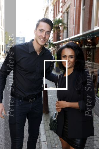 Amsterdam 24 oktober 2021
Berget lewis viert haar 50e verjaardag bin Pasta e Basta. Tim Lindhorst met een vriendin