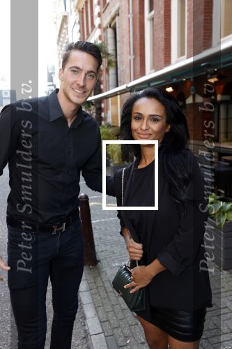 Amsterdam 24 oktober 2021
Berget lewis viert haar 50e verjaardag bin Pasta e Basta. Tim Lindhorst met een vriendin