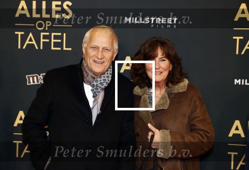 Amsterdam 1 november 2021
Premiere alles op tafel in het deLamar theater.
Wilbert Gieske met zijn vrouw
