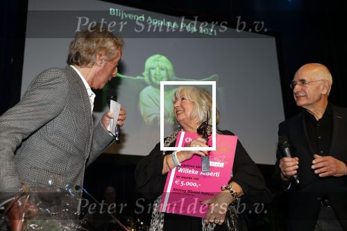 Amsterdam 24 oktober 2021
Willeke Alberti krijgt de blijvend applaus prijs in de kleine  Komedie. Zoon Johnny de Mol is ook aanwezig.