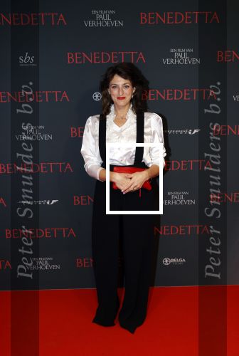 Amsterdam 12 oktober 2021
Premiere Benedetta  in Tuschinski. paul Verhoeven is de regisseur. Wynn Heliczer