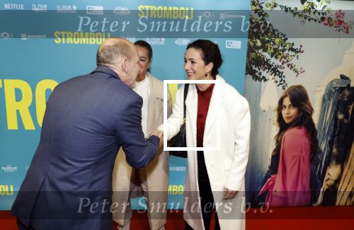 Amsterdam 31 oktober 2022
Premiere Stromboli in Tuschinski.
Alain de Levita met burgemeester Femke Halsema en een vriendin