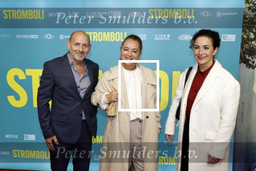 Amsterdam 31 oktober 2022
Premiere Stromboli in Tuschinski.
Alain de Levita met burgemeester Femke Halsema en een vriendin