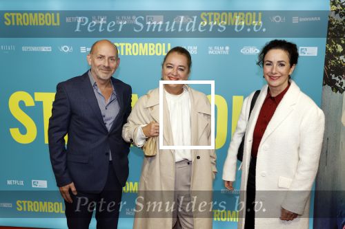 Amsterdam 31 oktober 2022
Premiere Stromboli in Tuschinski.
Alain de Levita met burgemeester Femke Halsema en een vriendin