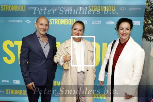Amsterdam 31 oktober 2022
Premiere Stromboli in Tuschinski.
Alain de Levita met burgemeester Femke Halsema en een vriendin
