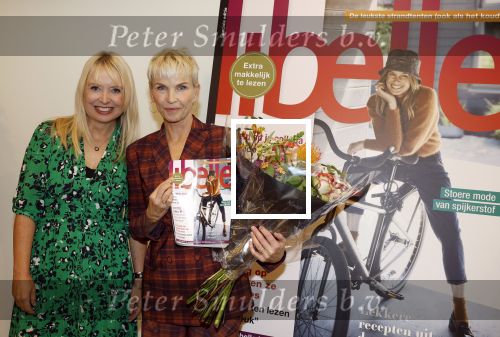 Hoofddorp 25 oktober 2022
Anita Witzier onthult de cover van Libelle . Holmar Mulder doet de presentatie.