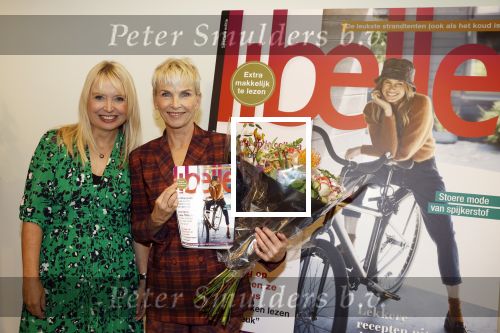 Hoofddorp 25 oktober 2022
Anita Witzier onthult de cover van Libelle . Holmar Mulder doet de presentatie.