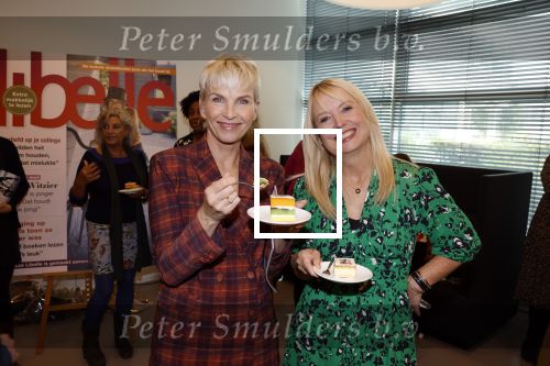 Hoofddorp 25 oktober 2022
Anita Witzier onthult de cover van Libelle . Holmar Mulder doet de presentatie.