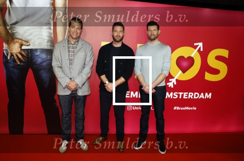 Amsterdam 23 oktober 2022
Premiere film BROS in Tuschinski. 
Billy Eichner Luke Macfarlane en Nicholas Stoller